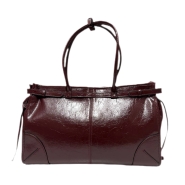 Большая кожаная сумка Prada